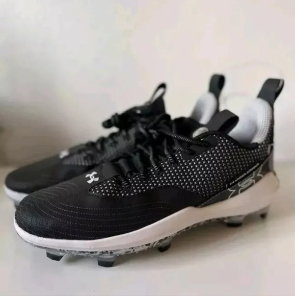 Under Armour Black Baseball Cleats Harper 7 Elite Low 3025585-001 Men’s Size 13 - Picture 3 of 8